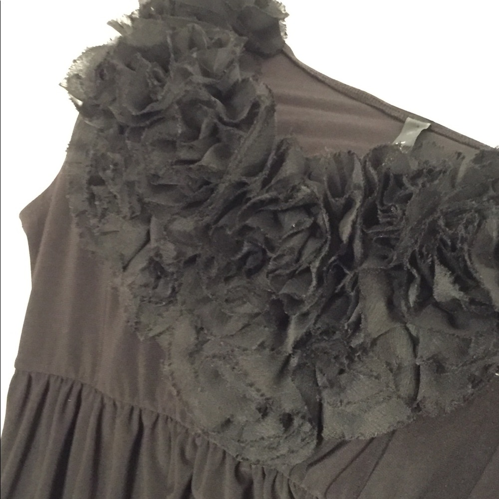 Rose Ruffled Dress